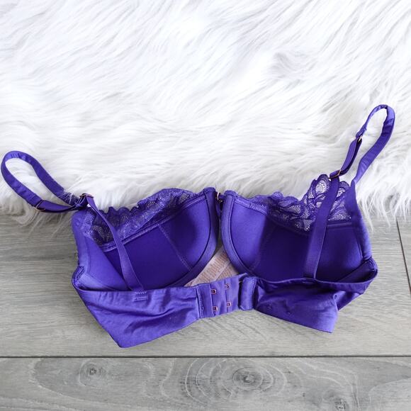 Savage x Fenty Bundle of 2 Bras 32DD Fuchsia Purple Lace - Picture 3 of 13